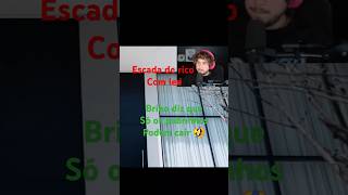 Escada de rico com led brino react humor twitch [upl. by Anthiathia]