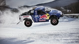 Headtohead offroad truck race on snow  Red Bull Frozen Rush [upl. by Sybille60]