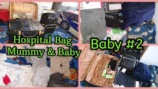 Packing My Hospital Bag amp Baby Bag   Baby 2 [upl. by Michaella]