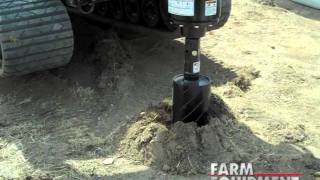 Farm Progress Show 2011 Video Danuser Wobble Auger DEMO [upl. by Retlaw]