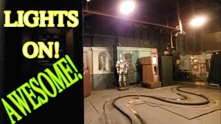 RARE Look At Knoebels Haunted Mansion LIGHTS ON [upl. by Ardenia]