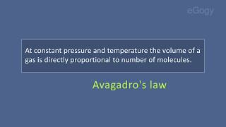 Avogadros Law [upl. by Yrrak843]