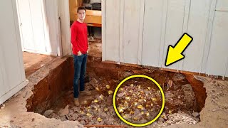 Grandson Removes Old Floor From Grandparents Farmhouse What He Found Made History [upl. by Llerraf511]