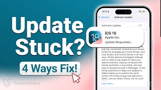 Fix iOS 18 Update Stuck on Update Requested  Update Paused  iOS 18 Update [upl. by Marjana]