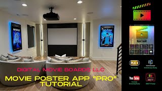 Digital Movie Boards Movie Poster App quotPROquot Tutorial [upl. by Aggie]