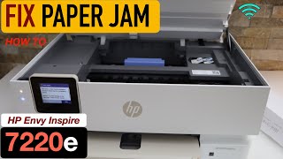 HP Envy Inspire 7220e Paper Jam Error [upl. by Nahtaj]