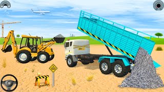 🚧Driving Big JCB And TRUCK To Load Stones in game 🔥 truck jcb tractor gamingvideos [upl. by Paola]