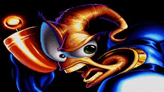 Earthworm Jim All Bosses No Damage With Ending SNES [upl. by Beitris]