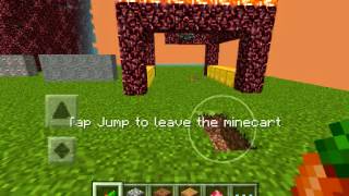 Como montar a un cerdo en Minecraft PE  Mod Script [upl. by Ahsikam]