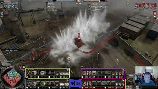 A Long Slog In the Middle  Company of Heroes 2  Casting 3v3 Port of Hamburg [upl. by Elbag]