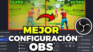 La MEJOR Configuración de OBS para GrabarStremear en 1080p 60fps  2024 [upl. by Philipa]