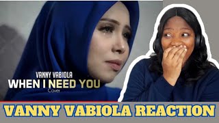 OMG WHEN I NEED YOU  CÉLINE DION COVER BY VANNY VABIOLA REACTION [upl. by Eilrac]