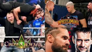 Brock Lesnar Return Crown Jewel Roman Vs Solo Crown Jewel [upl. by Erapsag]