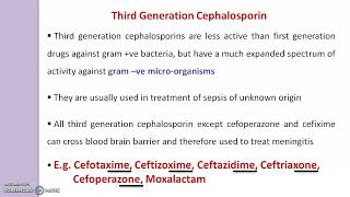 Classification of Cephalosporins [upl. by Theodosia567]