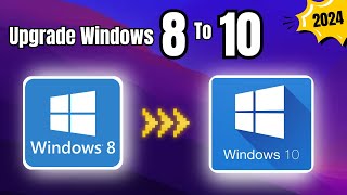 Upgrade Windows 881 to Windows 10 Without Media Creation Tool No DATA Loss 2024 [upl. by Kilian]