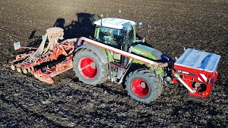 Fendt 724  Kuhn  Semina grano [upl. by Ennovad815]