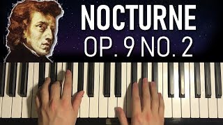 Chopin  Nocturne Op9 No2 Piano Tutorial Lesson [upl. by Irrok]