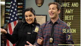 Brooklyn 99 Season 7  Best Of Jake And Amy [upl. by Feledy]