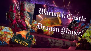 We go to Warwick Castle’s Dragon Slayer Show [upl. by Gnaw618]