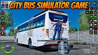 City Bus Simulator Game 🎯🎮 3D Game 🎯 Bus Driving Game 3D 🔥🎮 [upl. by Hael]