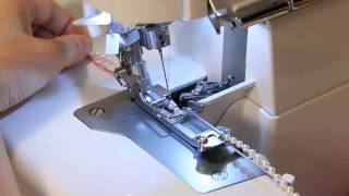 JUKI®Serger MOBeading Presser Foot [upl. by Annij861]