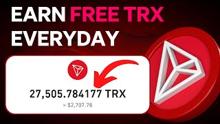 Earn Free 1000 TRX Everyday For Free 🤑🤑 2023  Dyno Airdrop  TRX Mining Site [upl. by Germaine]