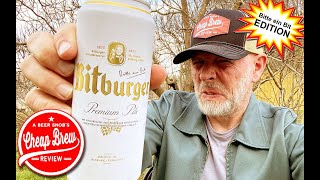 Bitburger German Beer Review by A Beer Snobs Cheap Brew Review [upl. by Regina356]