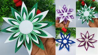 4 Types of Star  How to Make Star  Christmas Tree Decoration Ideas  DIY Christmas Crafts [upl. by Templa]