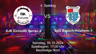 DJK Eichstätt Herren 2  SpG BauschHolzheim 1 [upl. by Ecidna]