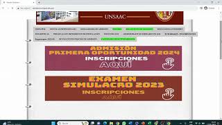 Todo sobre INSCRIPCION SIMULACRO ADMISION UNSAAC 2024 PRIMERA OPORTUNIDAD [upl. by Annas208]