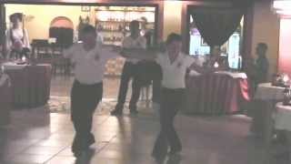 Greek dancing at Zorbas Agios San Stefanos Corfu [upl. by Charlton605]