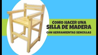 Como hacer una silla de madera [upl. by Fritts]