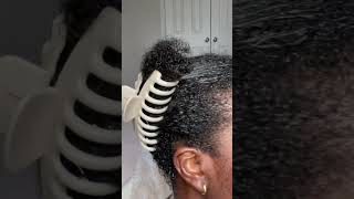 Twostep protein treatment proteintreatment 4chair curlyhair blackgirlaesthetic [upl. by Callean]