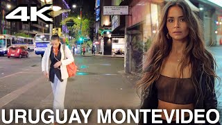 Uruguay Montevideo 4K Walk 🇺🇾 Night Tour [upl. by Neirual803]