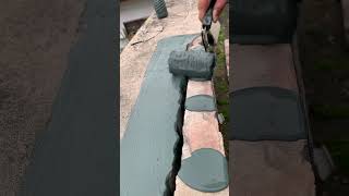 Amazing Process 💦 waterproofing part 184 easily solve problem short shortsfeed waterproofing [upl. by Einotna]