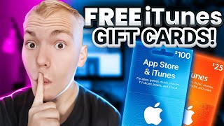 NEW Get FREE iTunes Gift Cards in 2023  EASIEST METHOD TESTED 2023 [upl. by Ogden]