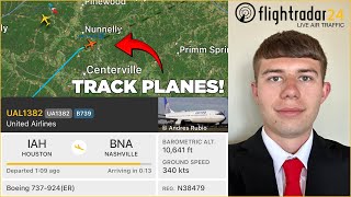 FlightRadar24 TRACK Airplanes Anywhere in the World [upl. by Latoyia]