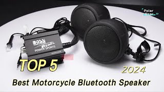 TOP 5 Best Motorcycle Bluetooth Speaker 2024 [upl. by Musihc185]