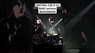 Central Cee X Lil Baby perform BAND4BAND [upl. by Aisac]