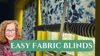 Create Stylish Swedish Blinds At Home  Diy Roll Up Shades Tutorial [upl. by Zalucki]