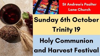 St Andrews Psalter Lane Church Service of Holy Communion for Sunday 6th October 2024 [upl. by Ihsorih]