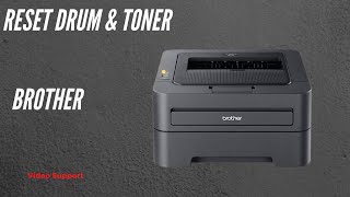 How to reset Drum on Brother HL 2270DW Printer HL 2220 HL 2230 HL 2240 HL 2250 [upl. by Nunnery777]