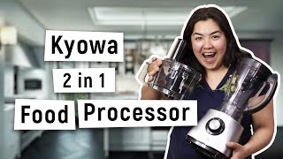 KYOWA 2 in 1 Food Processor KW4650  Unboxing amp Demo [upl. by Aicatsanna]