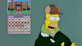 The Simpsons  Lousy Smarch Weather [upl. by Dinnage900]