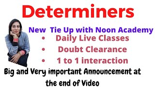 Determiners  Noon Academy  Bhavya Mam Noon Academy [upl. by Baal723]