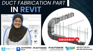 Duct Fabrication Part in Autodesk Revit [upl. by Lilli172]