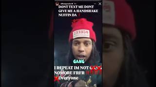 DThang Gz says he is NOT GANG anymore rap [upl. by Aenehs]