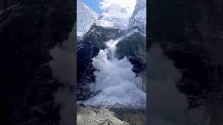 Monster Avalanche Caught On CameraEverest Base CampNepal shorts [upl. by Alyce]