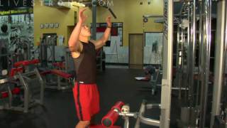 How to Do Lat Pull Downs for Back Strength [upl. by Aimet914]