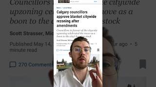 Calgary Approves Blanket Citywide Rezoning  Calgary Real Estate [upl. by Ettennyl842]